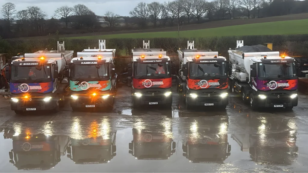 Fleet expansion with fifth Bay‑Lynx Titan volumetric mixer, increasing capacity to serve Yorkshire projects