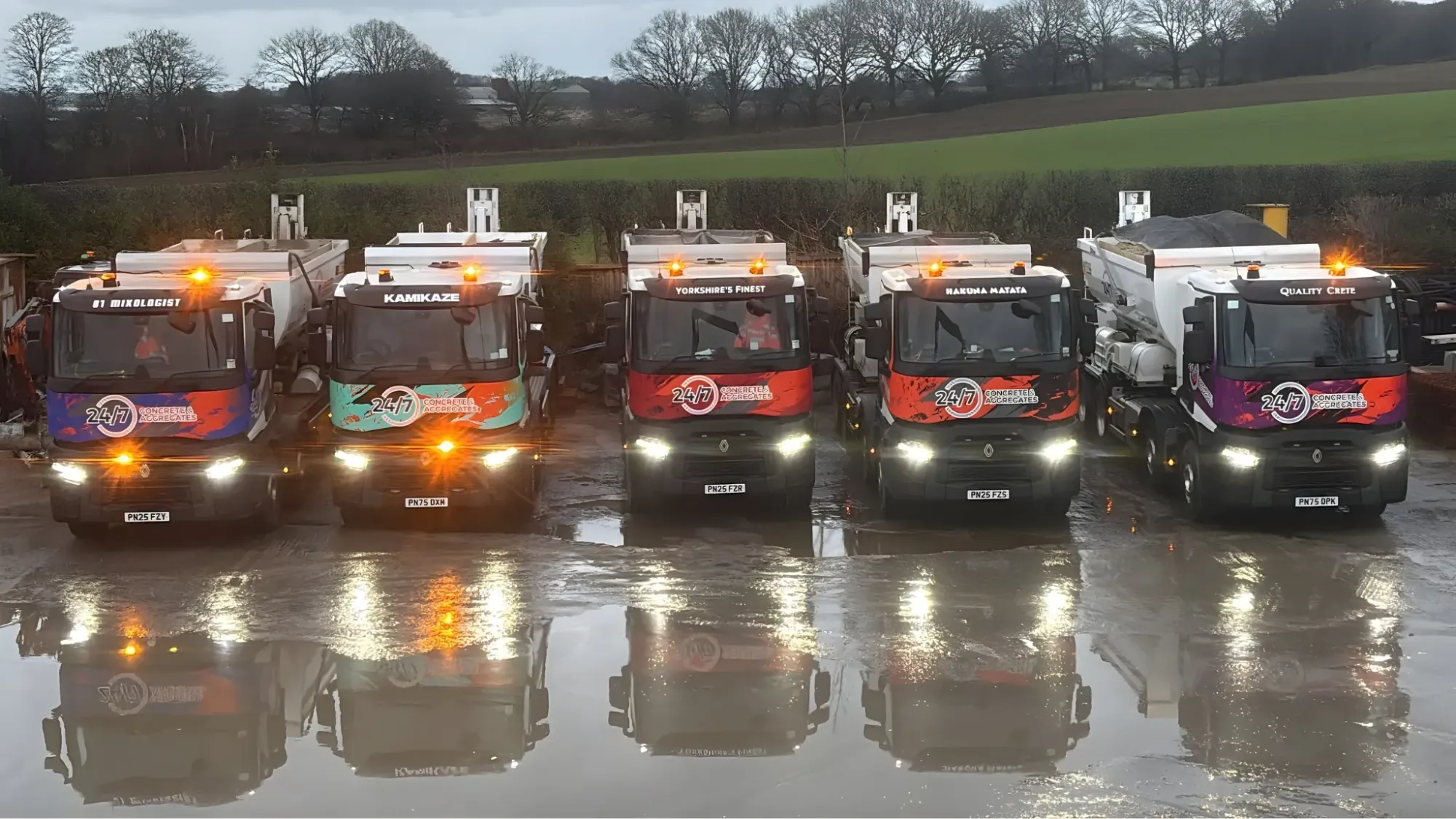 Fleet expansion with fifth Bay‑Lynx Titan volumetric mixer, increasing capacity to serve Yorkshire projects